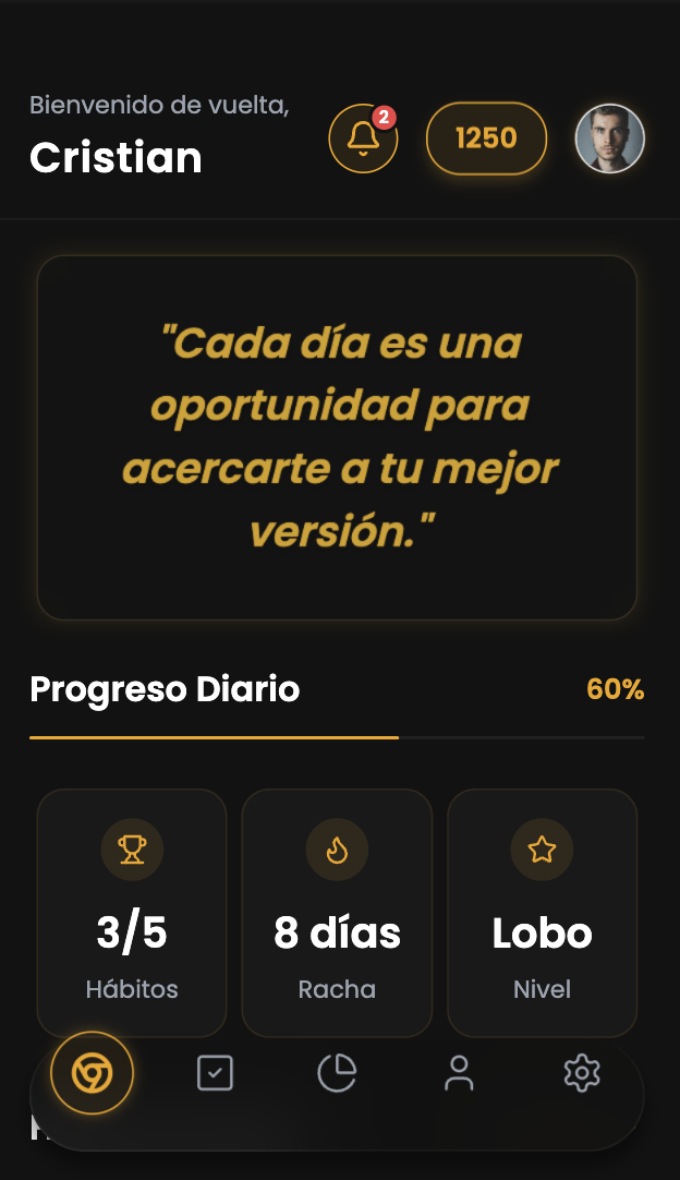Dashboard de finanzas HustleX